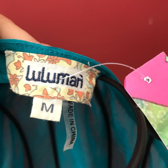 luluman sheer top one shoulder size med - Picture 3 of 3